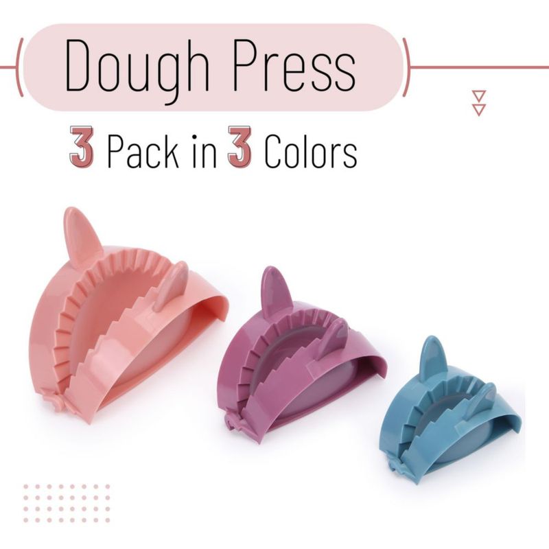 Prensa de masa Brew To A Tea – Pack de 3 moldes para empanadillas