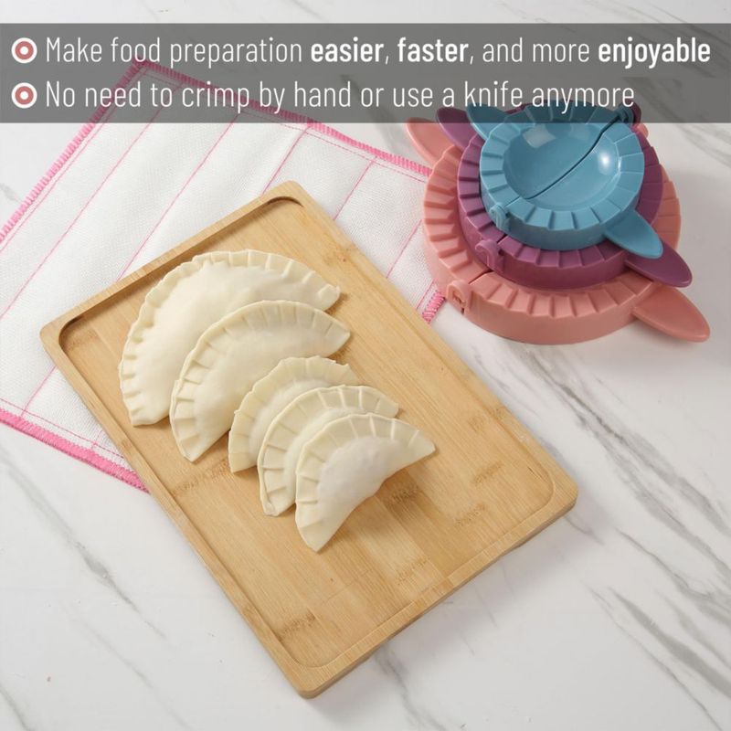 Prensa de masa Brew To A Tea – Pack de 3 moldes para empanadillas