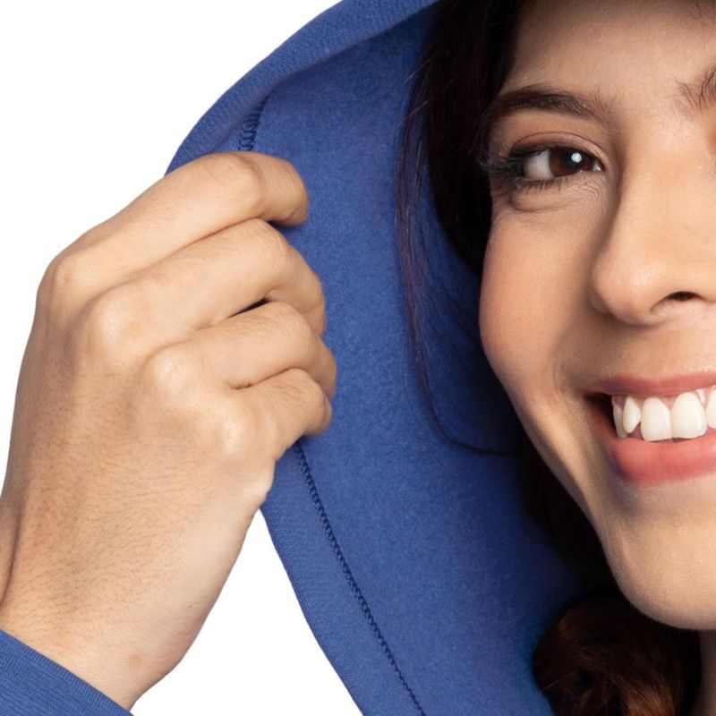 Sudadera con capucha Fruit of the Loom talla Grande color Azul Suave