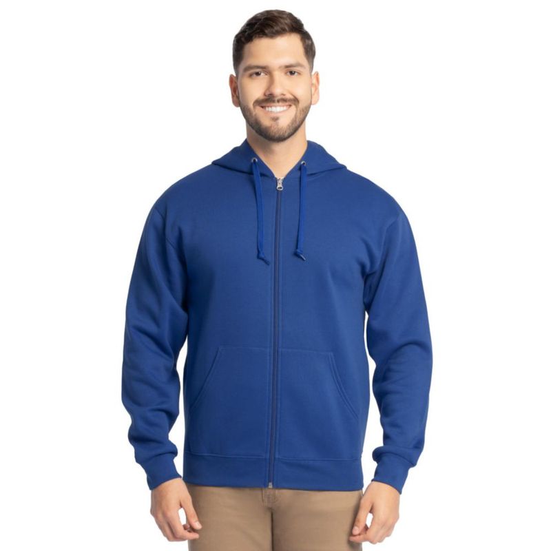Sudadera con capucha Fruit of the Loom talla Grande color Azul Suave