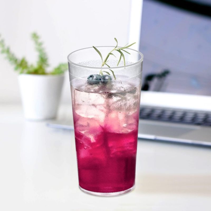 Vasos de plástico Amazing Abby 450 ml (Juego de 8) libres de BPA
