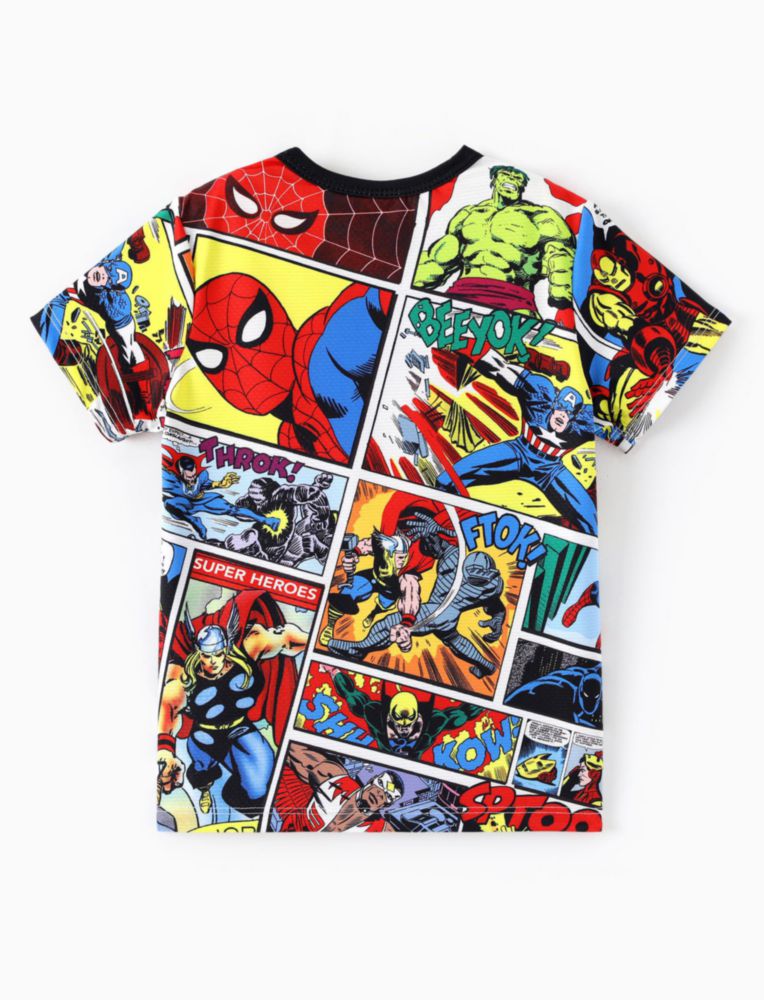 CAMISETA Disney Marvel para Niños 4‑5T con Protección UV contra el Sol