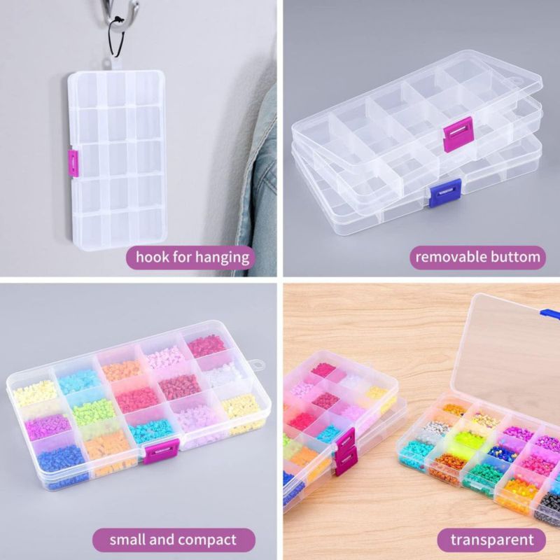 Organizador de cuentas Opret paquete de 4 17x10x2 cm ajustable
