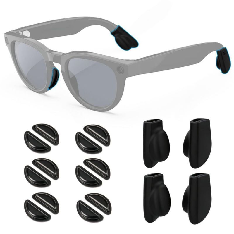 Almohadillas antideslizantes CAISATEQ para Ray‑Ban Meta RW4006/4008/4012