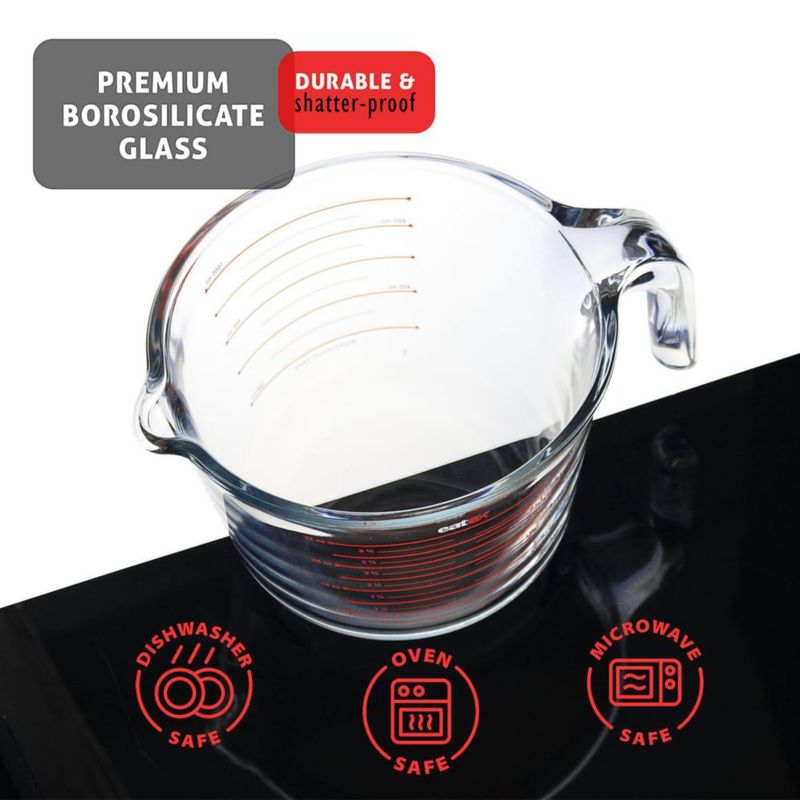 Juego de 6 Tazas Medidoras EATEX - 025 L 05 L 1 L