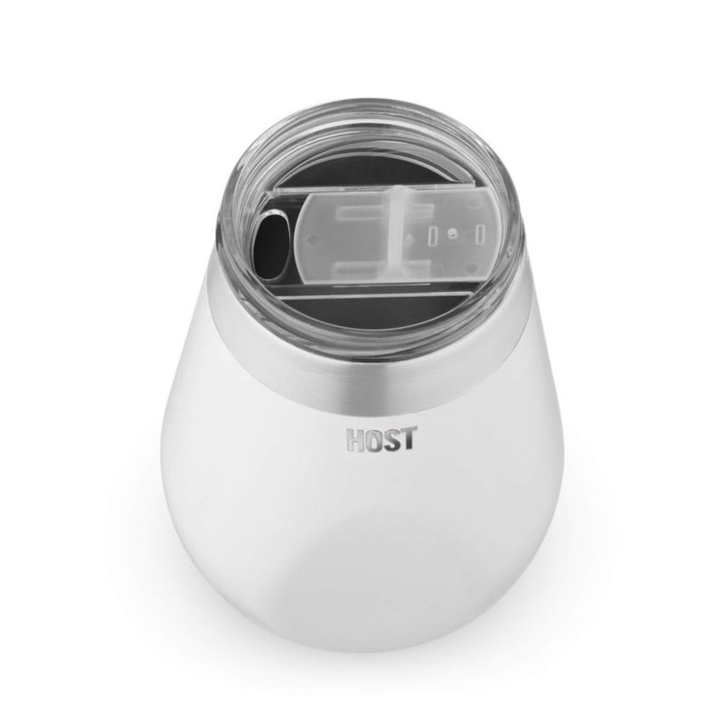 Juego de 2 tapas Host para vasos con cierre deslizante transparentes