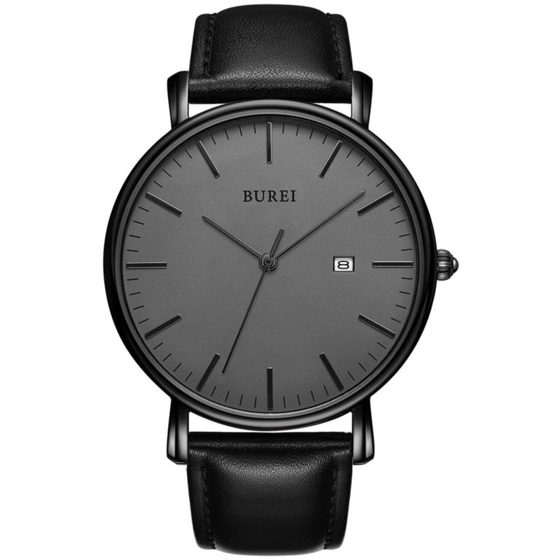 Reloj BUREI Fashion minimalista de piel impermeable 41 mm