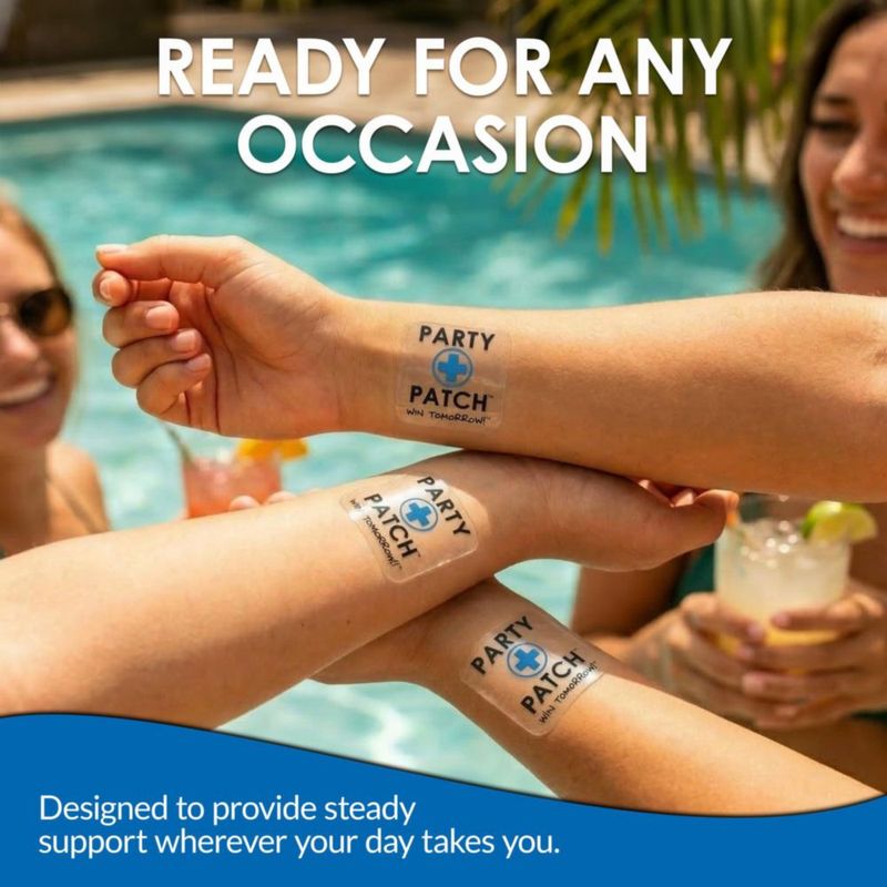 Parche Party – Pack de 50 unidades resistente al agua