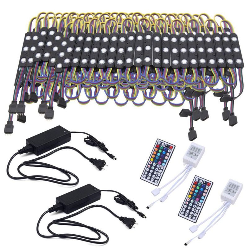 Luces LED para Ventana Pomelotree RGB Impermeables (Pack de 10)