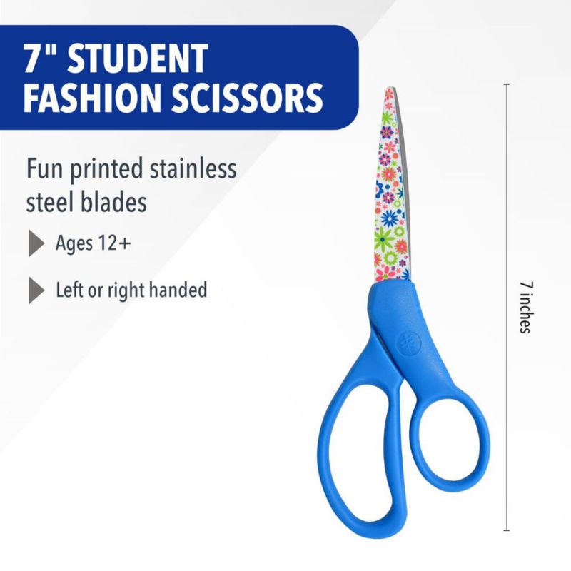 Tijeras Westcott 18 cm con Estampado Floral (1 unidad)