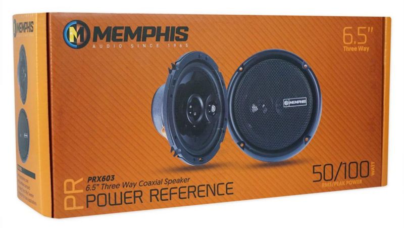 Altavoces para coche Memphis Audio PRX603 6.5 100W de 3 vías con Bluetooth