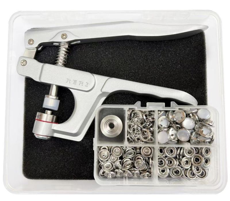 Kit de 40 broches de presión RERI de 11 mm con pinzas