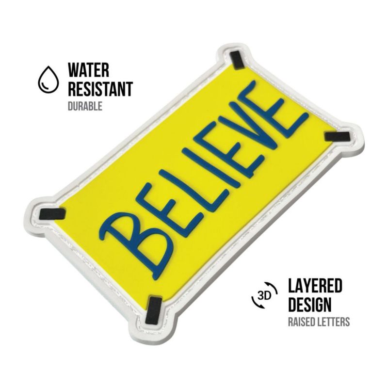 Parche EPIC Goods Believe Coach Lasso 48 × 76 cm con gancho y bucle