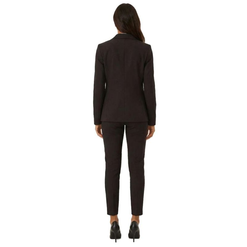 Traje de trabajo negro para mujer Marycrafts – Conjunto de blazer y pantalón