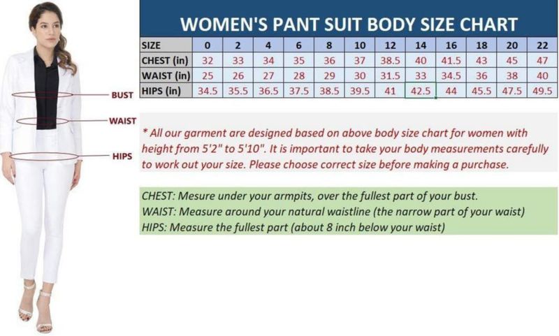 Traje de trabajo negro para mujer Marycrafts – Conjunto de blazer y pantalón