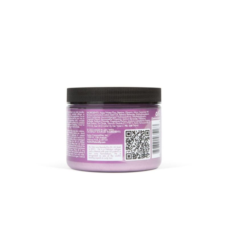Color de Cabello As I Am Lila 170 g Vegano y Libre de Crueldad