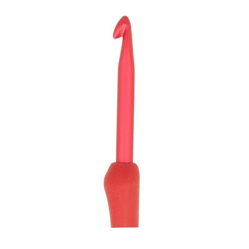 Ganchillo Tulip 500 mm Rojo de Agarre Suave 1 pza