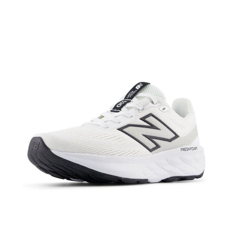 Zapatilla de running New Balance 520 V9 Blanco/Negro/Plateado metálico 208 g