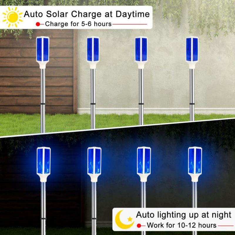 Luz de Entrada Aolyty 76 cm 2 Modos Solar Blanca