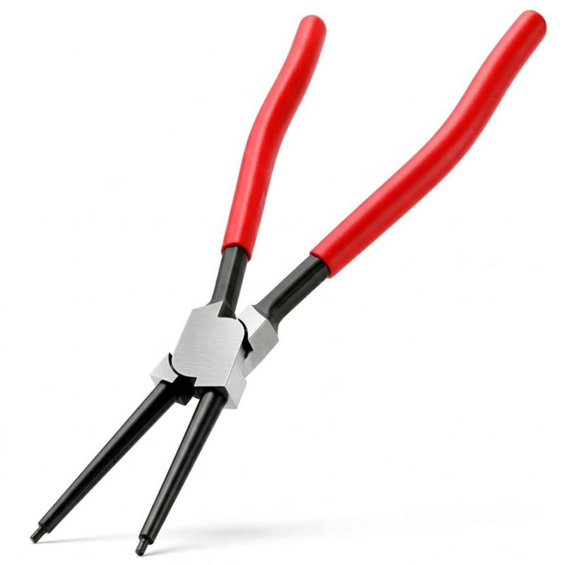 Alicates QWORK de 325 cm para anillos de retención internos uso intensivo