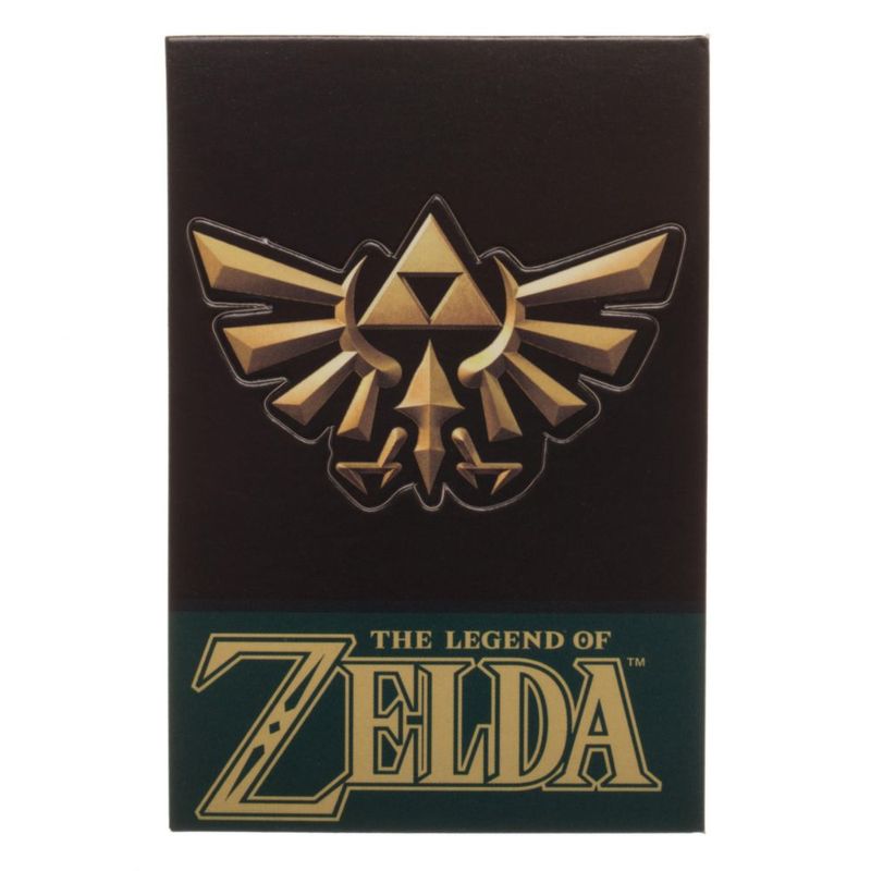 Cordón de identificación Bioworld 41 cm Zelda con llavero de escudo y porta credencial