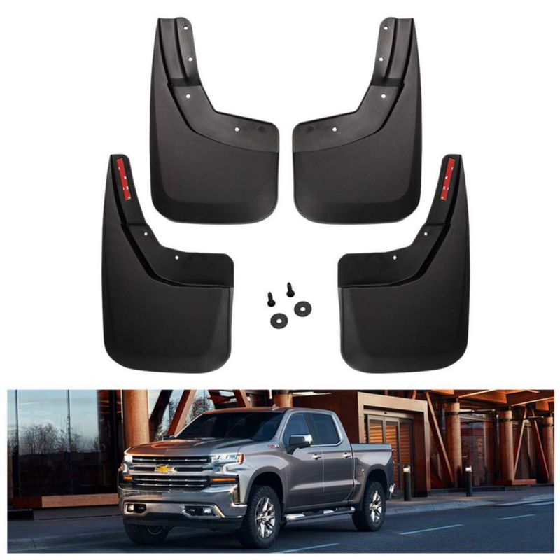 Defensas de barro Kiwi Master para Chevrolet Silverado 2014‑2018 (sin taladrar)