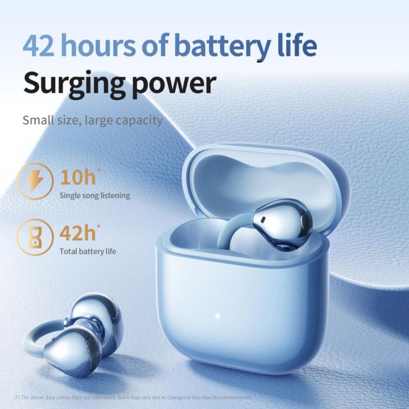 Auriculares MAcnas Inalámbricos Bluetooth 6.0 Azul