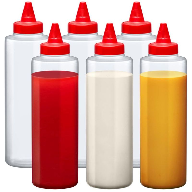 Botellas Amazing Abby 473 ml de Plástico Pack de 6 sin BPA