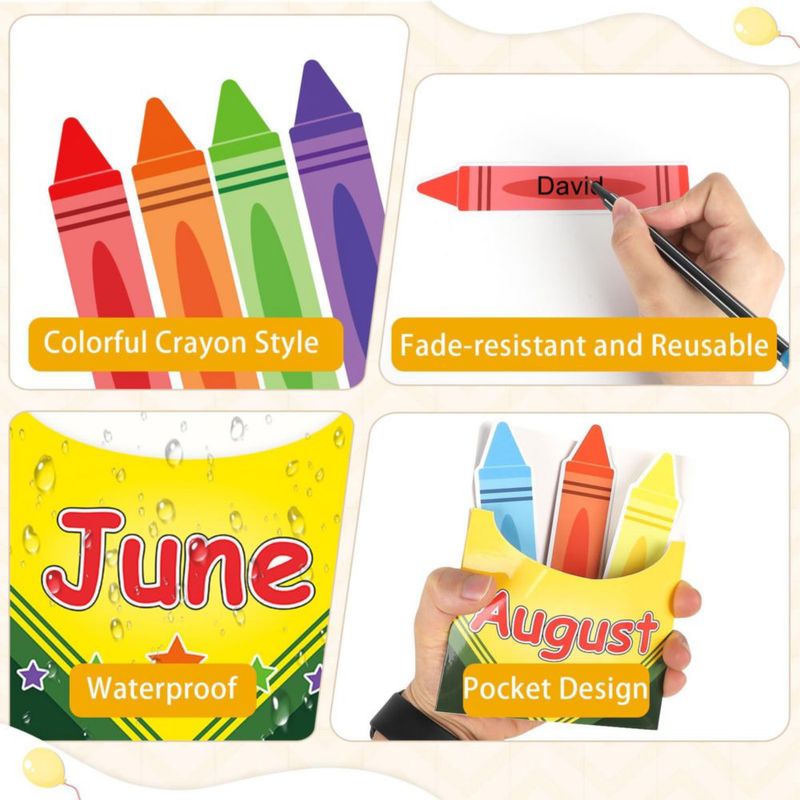 Set Colorido de Tablero de Anuncios para Cumpleaños Sealmic