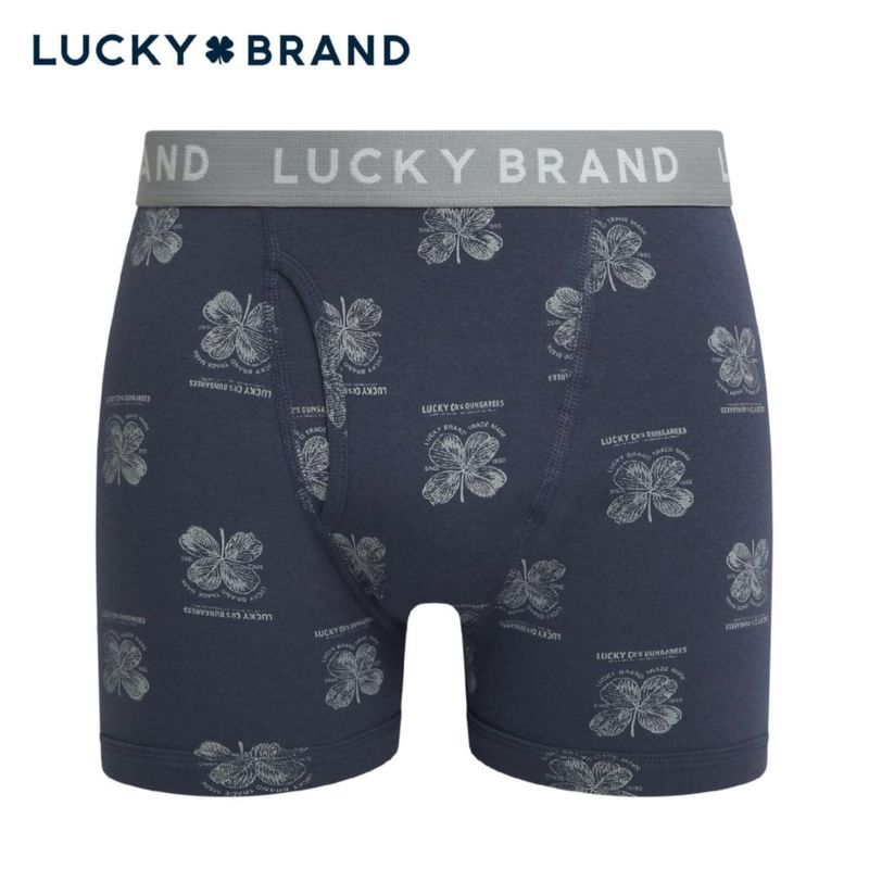 Bóxers Lucky Brand Paquete de 6 Algodón con entrepierna de 10 cm