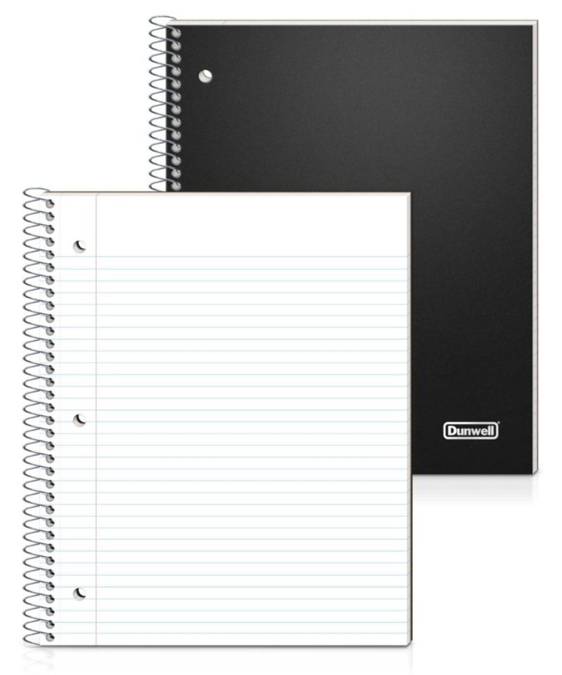 Cuaderno Dunwell 1 asignatura 85 x 11 cm 160 páginas