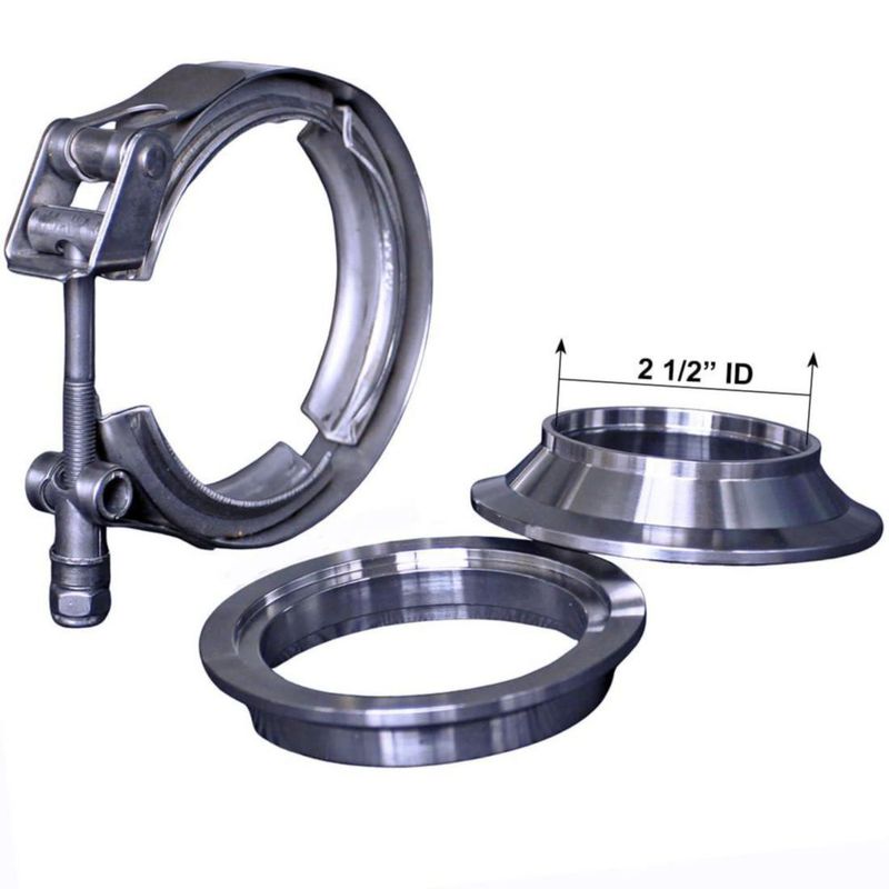 Reductor de Escape DeepFlow Adaptador V‑Band de 76 a 64 cm