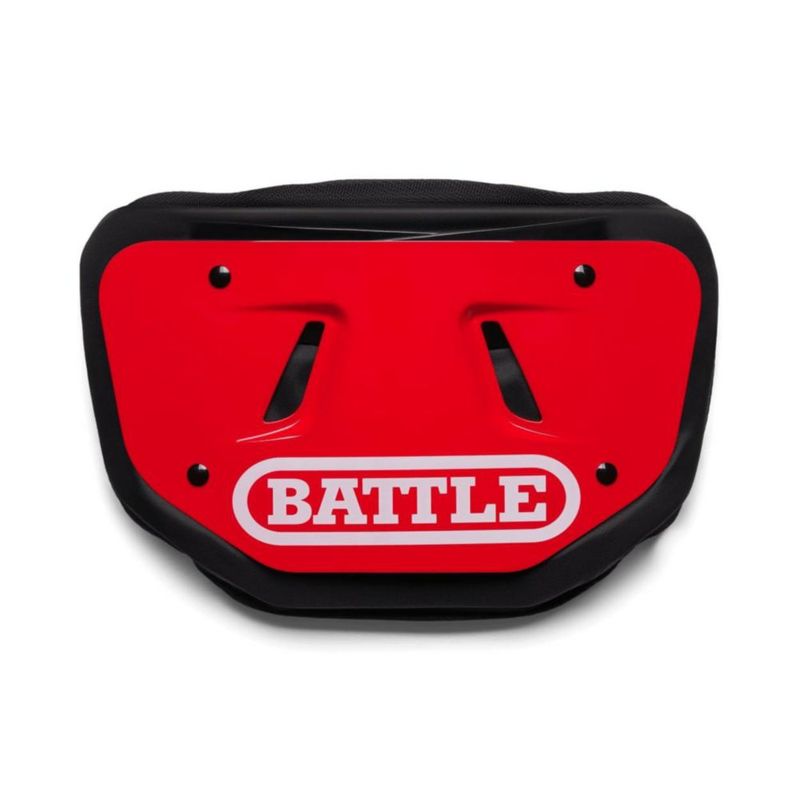 Placa protectora dorsal Battle rojo para adulto espuma de alto impacto