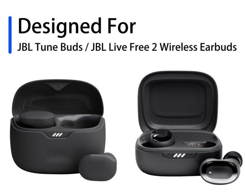 Almohadillas de silicona NANLANFAN para JBL Tune Buds/2 S/M/L