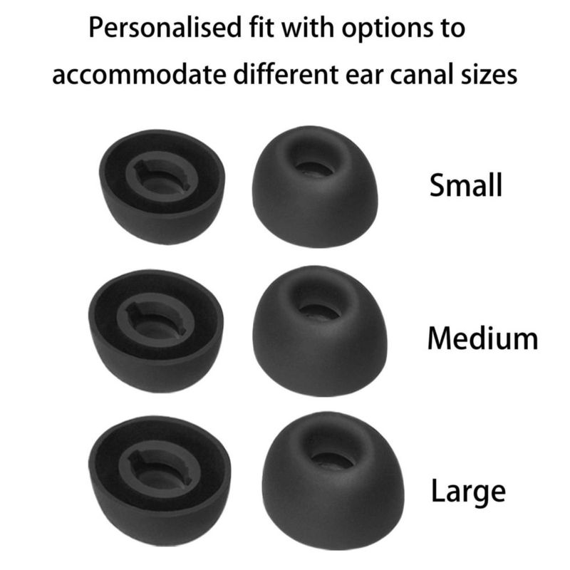 Almohadillas de silicona NANLANFAN para JBL Tune Buds/2 S/M/L