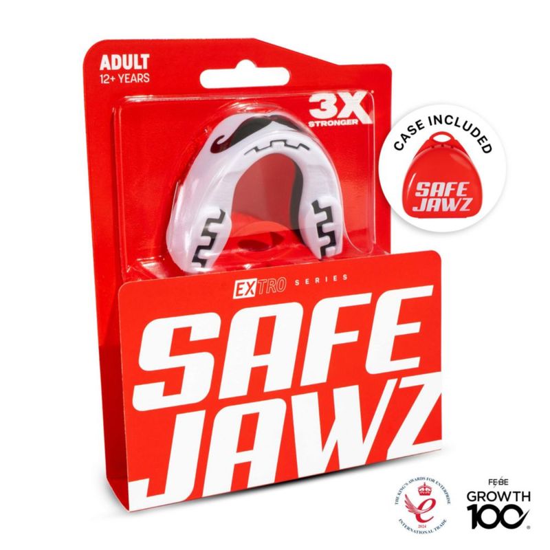 Protector bucal SAFEJAWZ juvenil de doble capa con estuche
