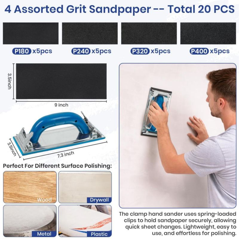 Kit de Rodillos y Accesorios de Pintura Allhercom 54 Piezas para Bricolaje
