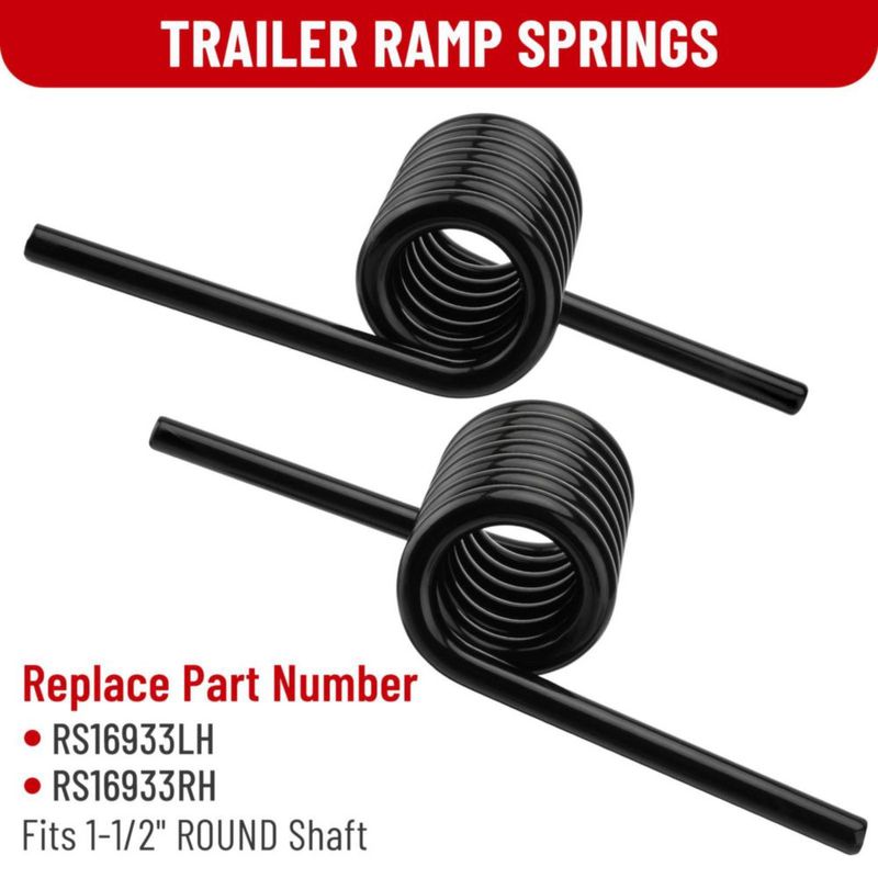 Resorte para rampa de remolque TRUCFUSION – eje de 1‑1/2"