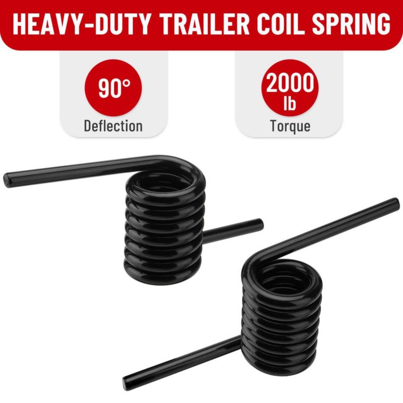 Resorte para rampa de remolque TRUCFUSION – eje de 1‑1/2"