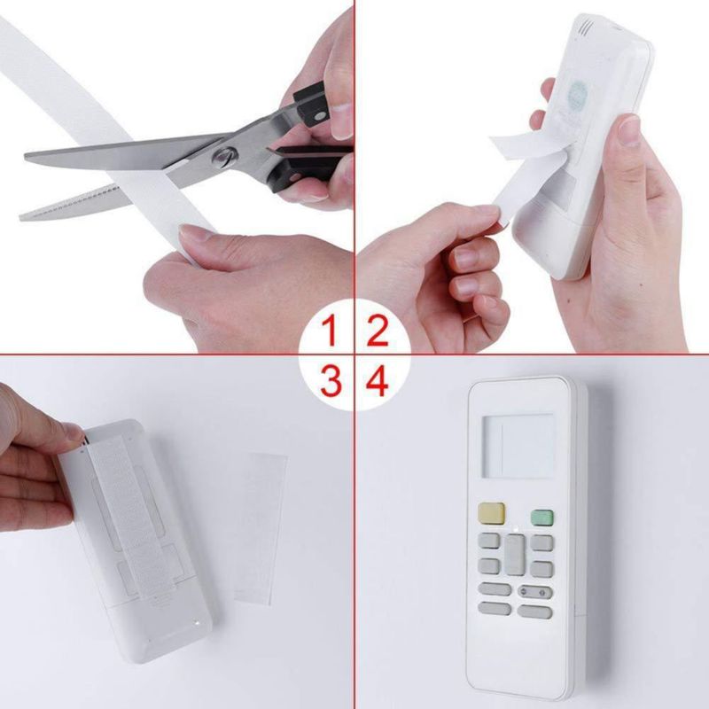 Cinta de gancho y bucle Hompie 82 m x 25 cm blanco (2 unidades)