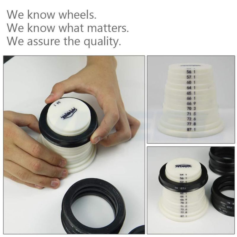 Anillos de Cubo WHEEL CONNECT 106 a 778 mm - Juego de 4 en ABS