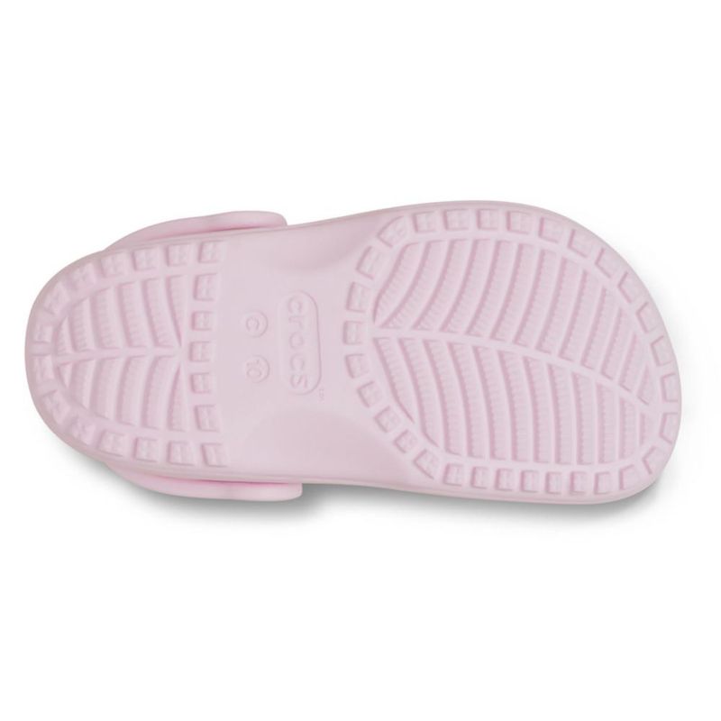 Zapatillas Crocs para niños color Rosa Leche con corte floral