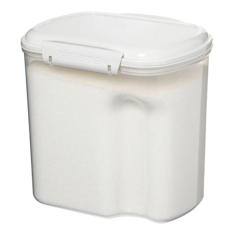 Contenedor de Almacenamiento Sistema 2.4 L Blanco Apto para Lavavajillas
