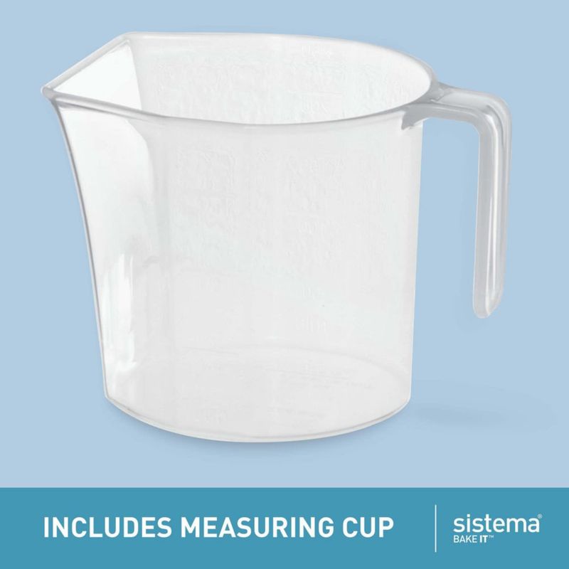 Contenedor de Almacenamiento Sistema 2.4 L Blanco Apto para Lavavajillas