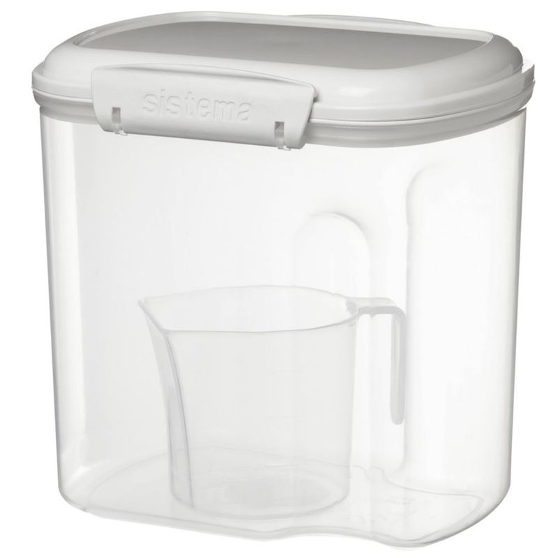 Contenedor de Almacenamiento Sistema 2.4 L Blanco Apto para Lavavajillas