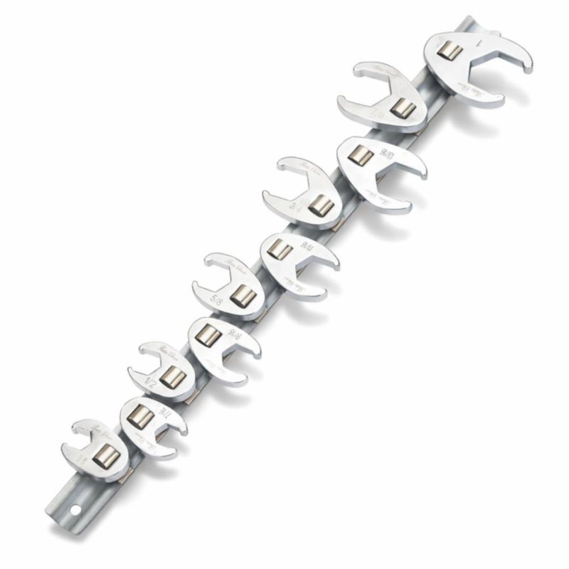 Juego de llaves Bates Choice 10 uds 3/8"‑1" Acero cromado