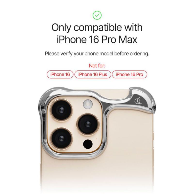 Funda Arc Pulse para iPhone 16 Pro Max 6.9" de Aluminio