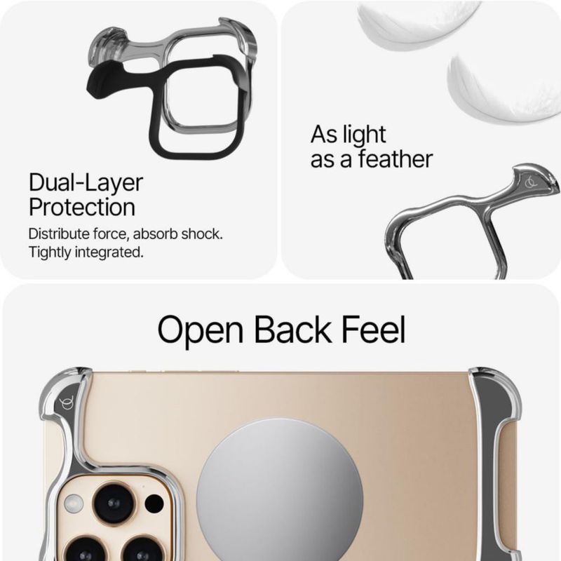 Funda Arc Pulse para iPhone 16 Pro Max 6.9" de Aluminio