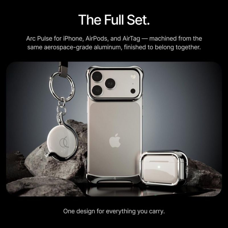Funda Arc Pulse para iPhone 16 Pro Max 6.9" de Aluminio