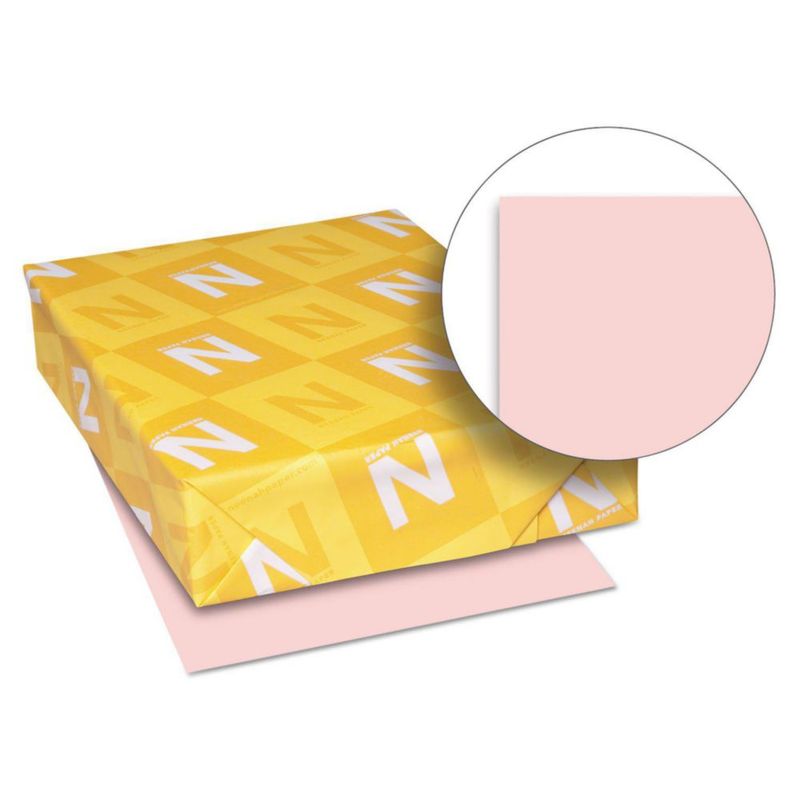 Cartulina Neenah 21x297 cm Rosa 250 Hojas 67 lb